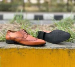 Brogue Tan formal Shoes - Image 2
